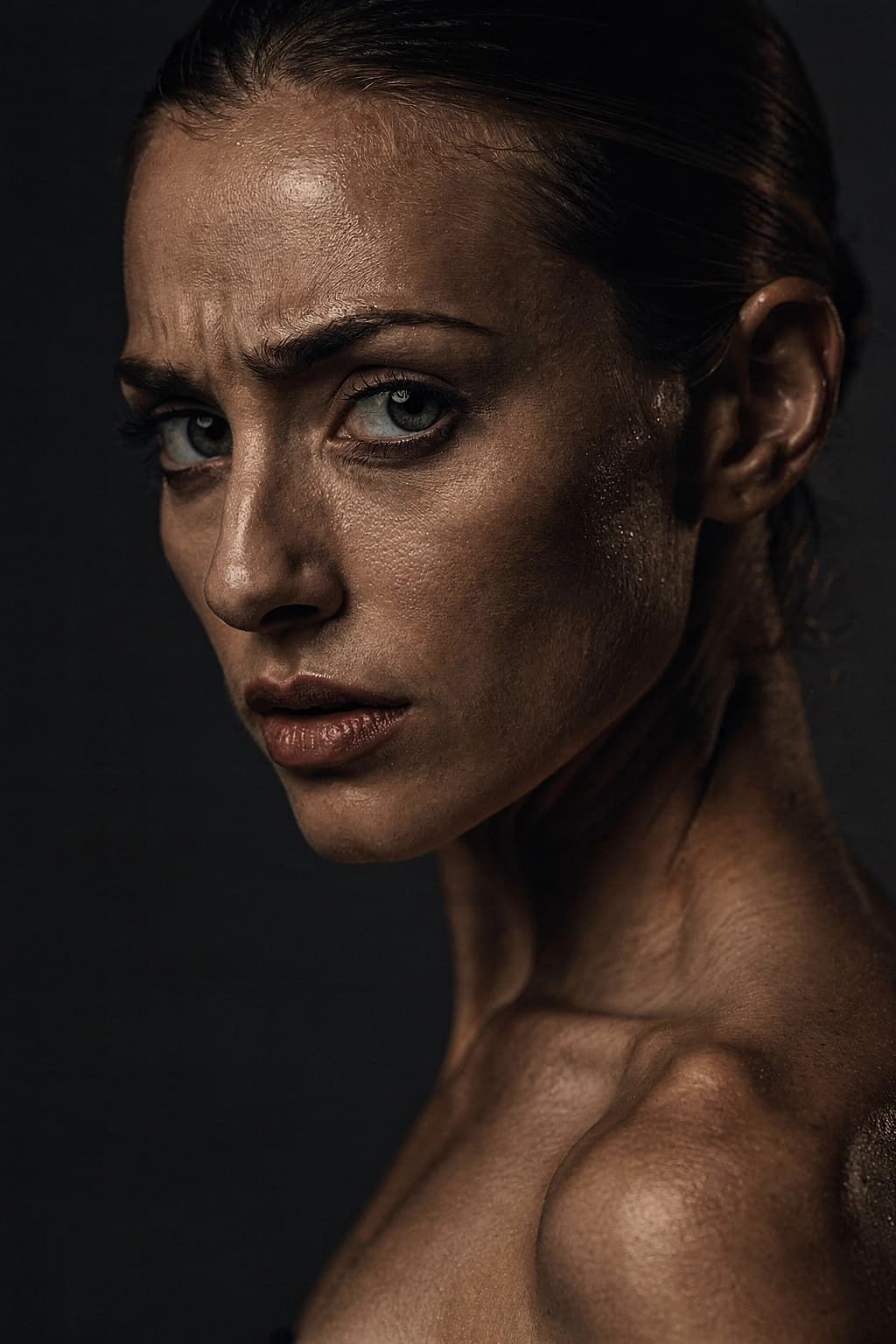 Bold commercial dancer headshot