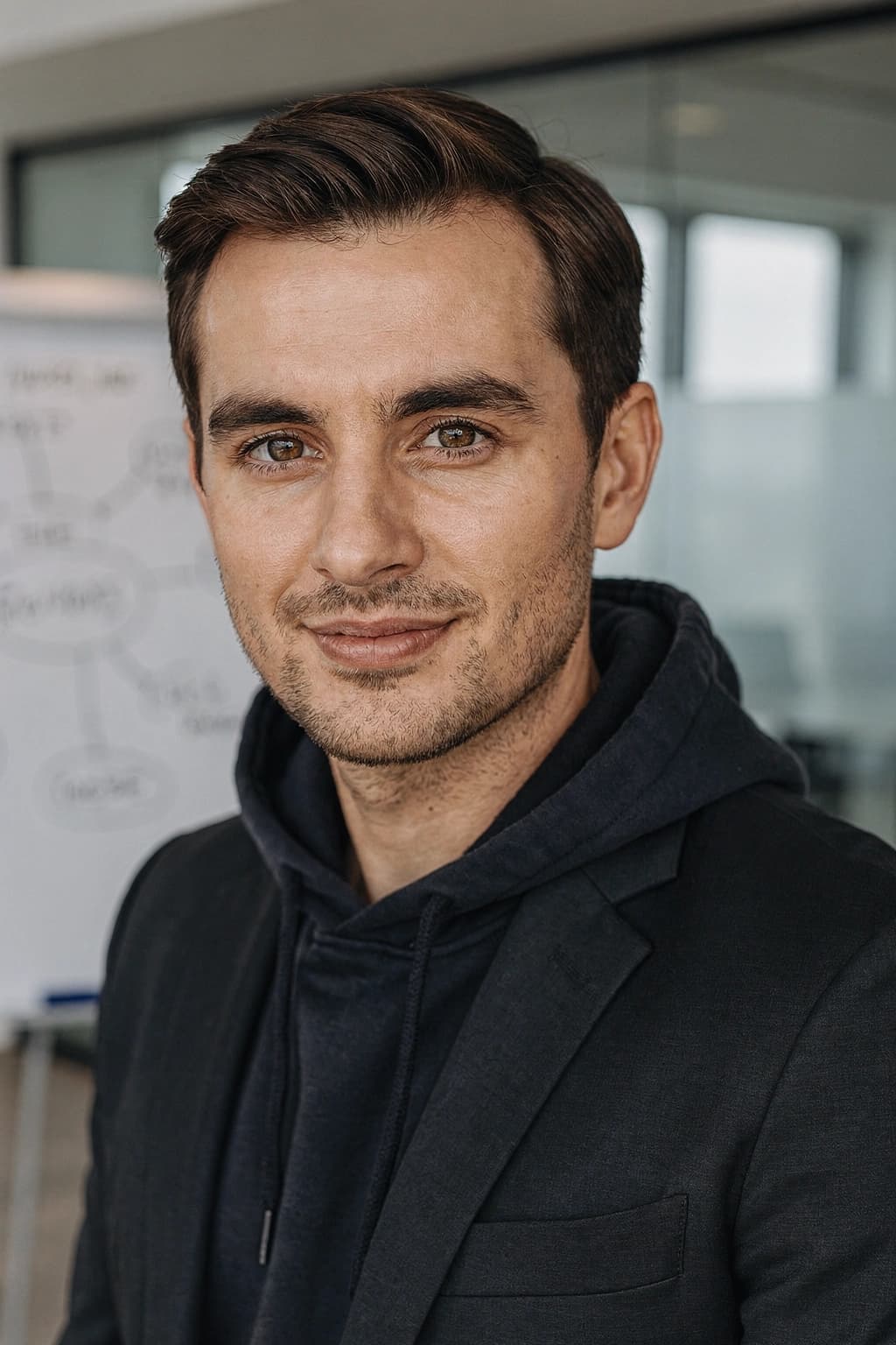 Casual tech engineer headshot