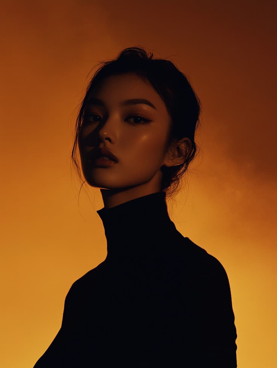 Casual outdoor portrait with natural lighting and bokeh background