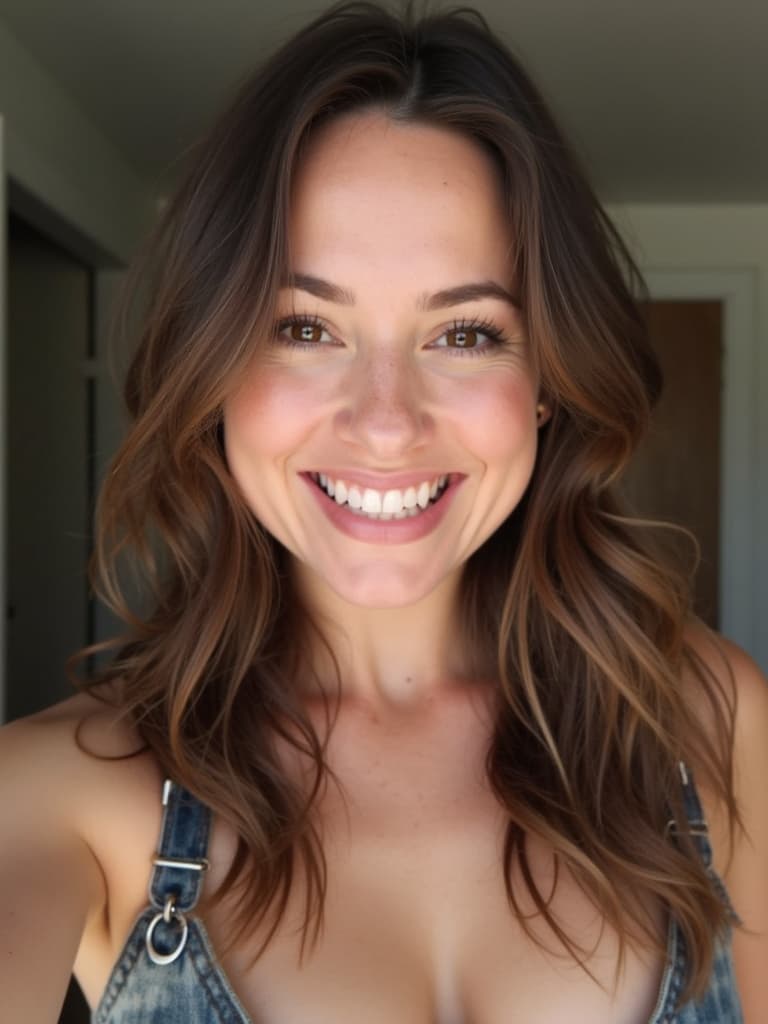 Silhouette selfie with dramatic contrast