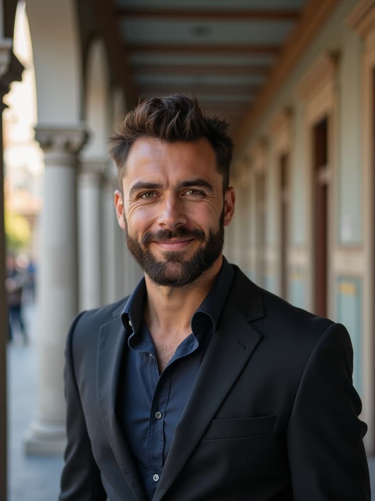 Creative professional WhatsApp profile photo