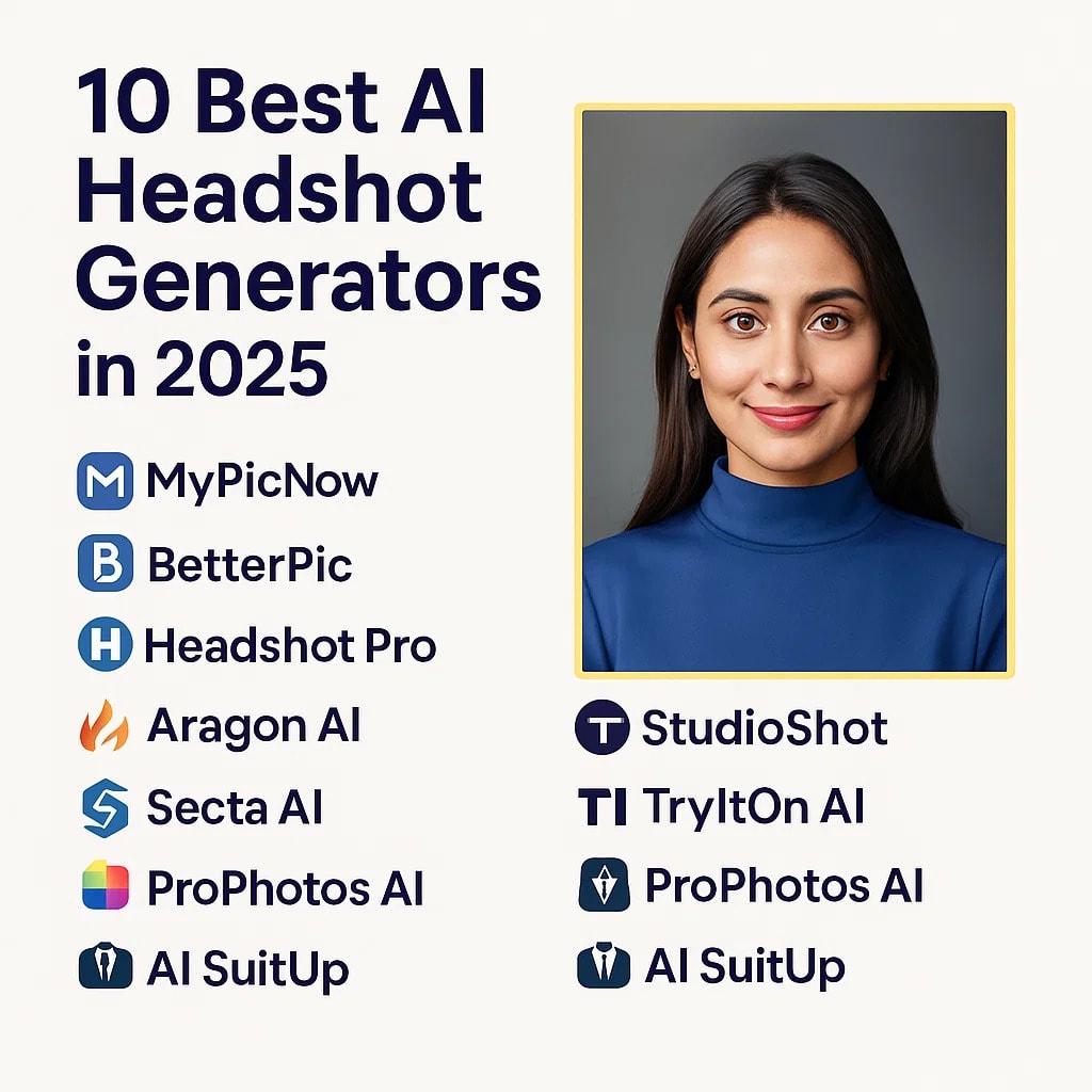 10 Best AI Headshot Generators in 2025