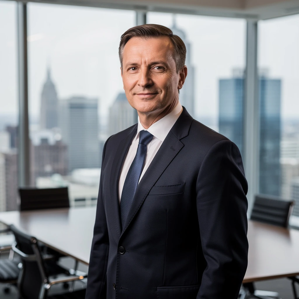 Professional executive headshot