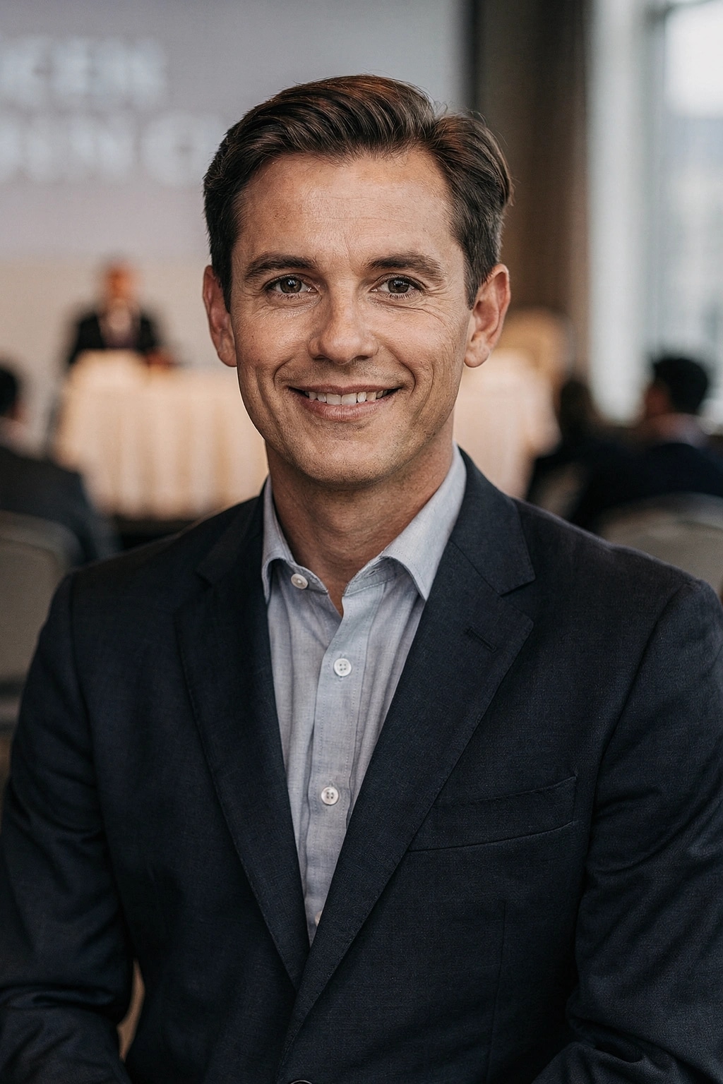 Real estate broker headshot