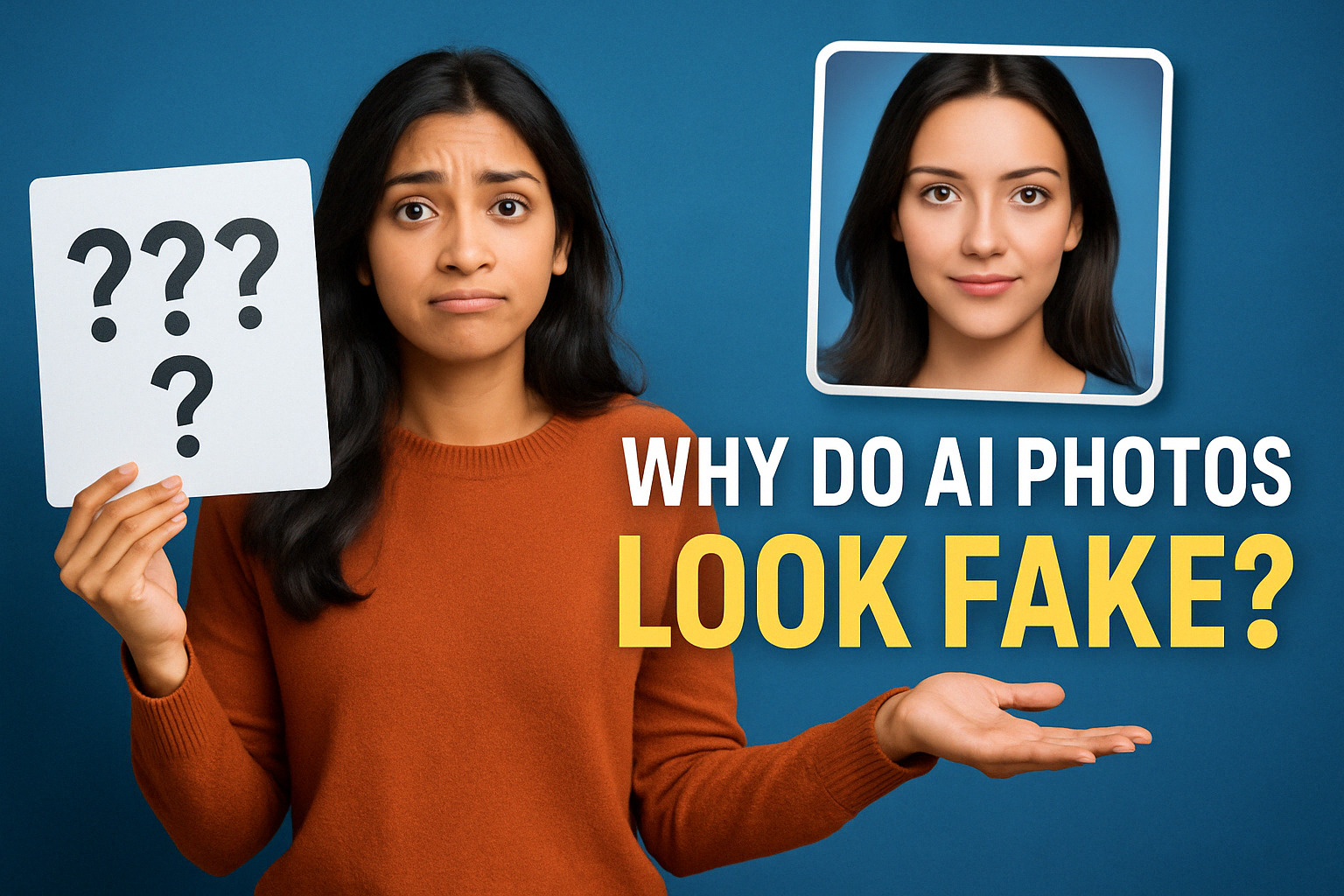 The uncanny valley effect in AI photos