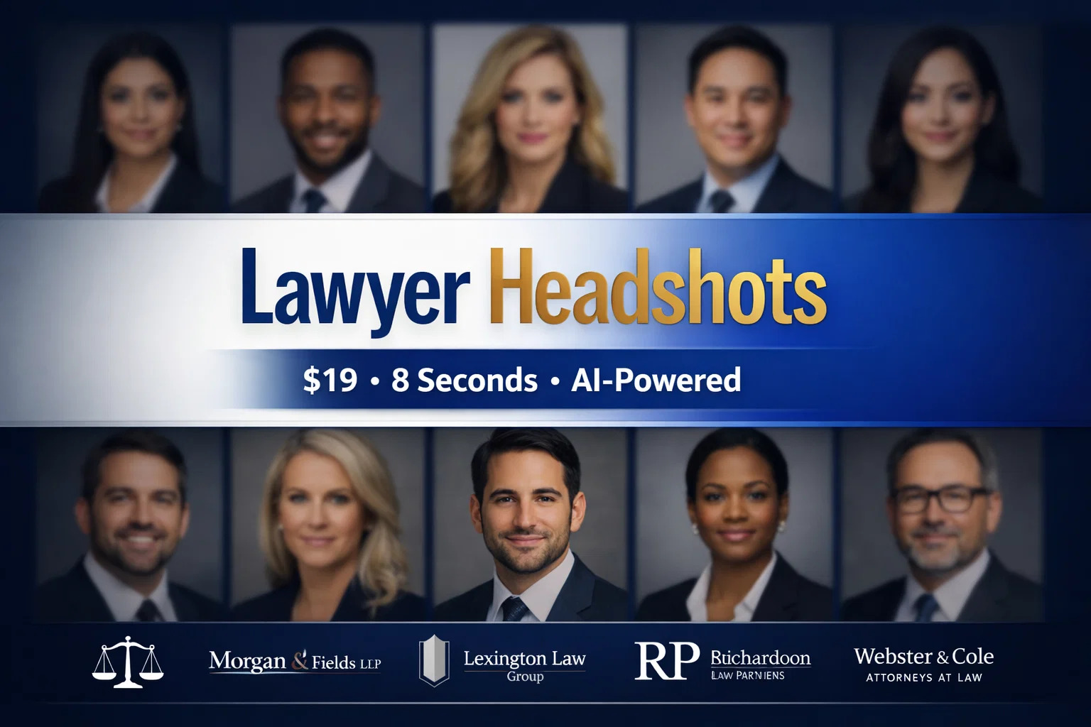 Attorney Names Lawyer Headshots by AI | Professional Legal Photos